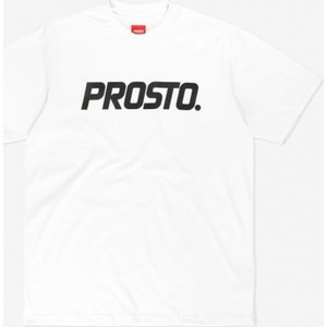 T-shirt Prosto. z krótkim rękawem z nadrukiem w stylu klasycznym