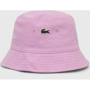 Różowa czapka Lacoste