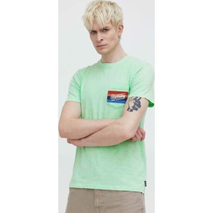 Zielony t-shirt Superdry