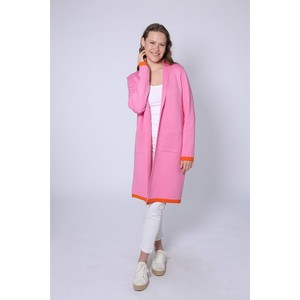 Różowy sweter Zwillingsherz w stylu casual