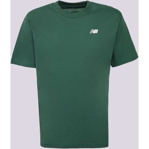Zielony t-shirt New Balance z krótkim rękawem