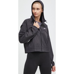 Czarna kurtka Adidas Performance w sportowym stylu z tkaniny bez kaptura