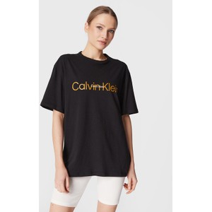 Czarny t-shirt Calvin Klein Underwear z okrągłym dekoltem