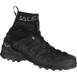 Czarne buty trekkingowe Salewa z goretexu