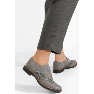 Półbuty Zapatos z płaską podeszwą sznurowane w stylu casual