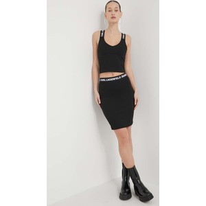 Czarna spódnica Karl Lagerfeld mini