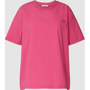 Różowy t-shirt Jake*s z okrągłym dekoltem w stylu casual z bawełny