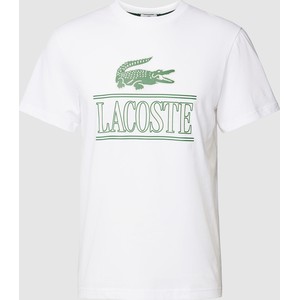 T-shirt Lacoste z nadrukiem