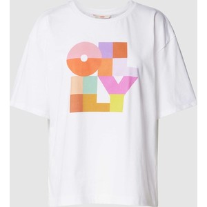 T-shirt Oilily z okrągłym dekoltem z bawełny z krótkim rękawem