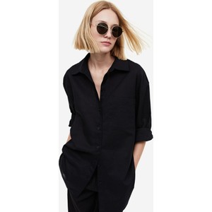 Czarna koszula H & M w stylu casual