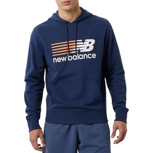 Niebieska bluza New Balance z bawełny