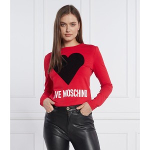 Bluzka Love Moschino z bawełny
