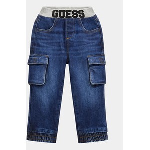 Granatowe spodnie dziecięce Guess dla chłopców