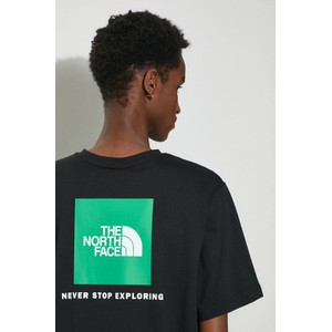 T-shirt The North Face w sportowym stylu z krótkim rękawem z bawełny