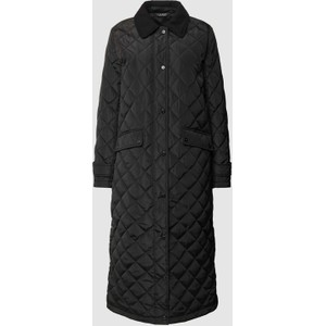 Czarny płaszcz Ralph Lauren bez kaptura w stylu casual