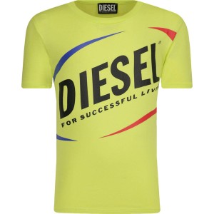Żółta bluzka dziecięca Diesel dla dziewczynek