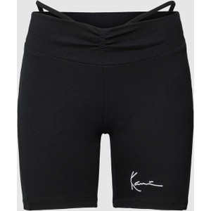 Czarne szorty Karl Kani z bawełny w stylu casual