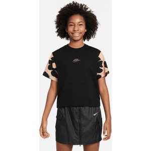 Bluzka dziecięca Nike dla dziewczynek z krótkim rękawem z bawełny