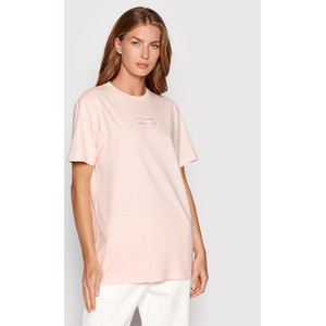 Różowy t-shirt Ellesse z krótkim rękawem