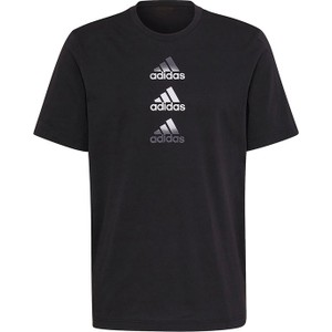 Bluzka Adidas z okrągłym dekoltem z krótkim rękawem