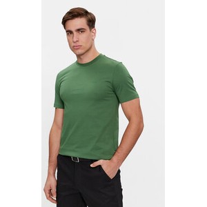 Zielony t-shirt Hugo Boss w stylu casual z krótkim rękawem