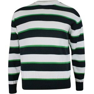 Sweter G&fa z bawełny w młodzieżowym stylu z okrągłym dekoltem