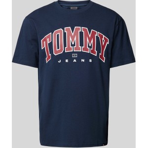 T-shirt Tommy Jeans z krótkim rękawem w młodzieżowym stylu z nadrukiem