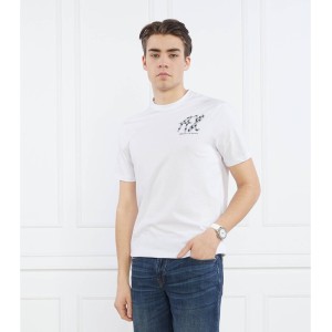 T-shirt Armani Exchange z krótkim rękawem w młodzieżowym stylu z bawełny