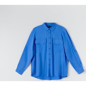 Niebieska koszula Sinsay w stylu casual