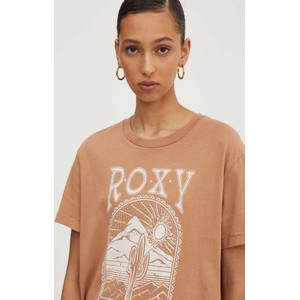 T-shirt Roxy w młodzieżowym stylu z krótkim rękawem