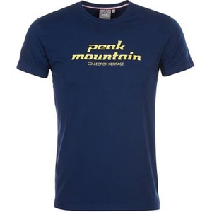 T-shirt Peak Mountain w młodzieżowym stylu z krótkim rękawem