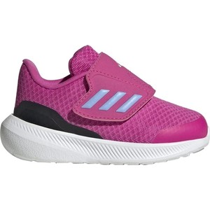 Różowe buty sportowe dziecięce Adidas dla dziewczynek na rzepy