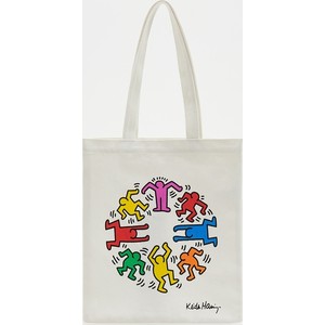 Reserved - Torba shopper Keith Haring - Kremowy