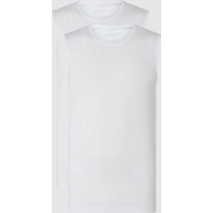 T-shirt Schiesser w stylu casual z bawełny z krótkim rękawem