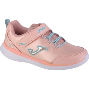 Różowe buty sportowe dziecięce Joma dla dziewczynek na rzepy