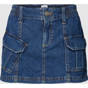 Niebieska spódnica Bdg Urban Outfitters mini z bawełny