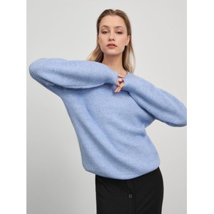 Niebieski sweter Sinsay w stylu casual