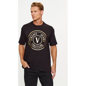 T-shirt Versace Jeans z krótkim rękawem w młodzieżowym stylu