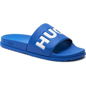 Niebieskie buty letnie męskie Hugo Boss w sportowym stylu