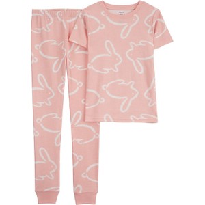 Różowa piżama Carter's dla dziewczynek