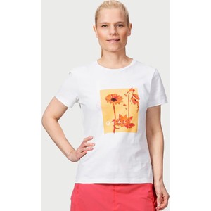 T-shirt Halti w młodzieżowym stylu z okrągłym dekoltem z bawełny