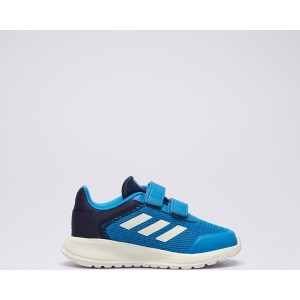 Niebieskie buty sportowe dziecięce Adidas Core na rzepy