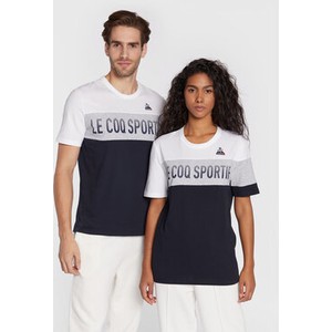 T-shirt Le Coq Sportif z krótkim rękawem w młodzieżowym stylu