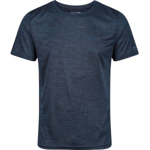 Niebieski t-shirt Regatta w sportowym stylu z krótkim rękawem