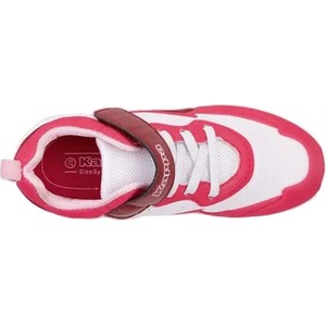 Czerwone buty sportowe dziecięce Kappa sznurowane dla dziewczynek
