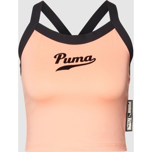 Różowa bluzka Puma w sportowym stylu