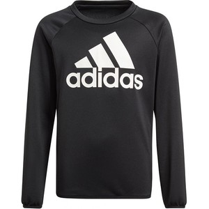 Czarna bluza dziecięca Adidas dla chłopców