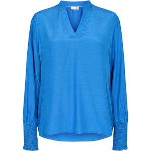 Niebieska bluzka Numph w stylu casual