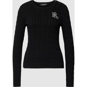 Czarny sweter Ralph Lauren z bawełny w stylu casual
