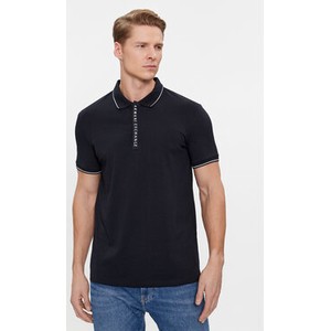 Czarna koszulka polo Armani Exchange w stylu casual